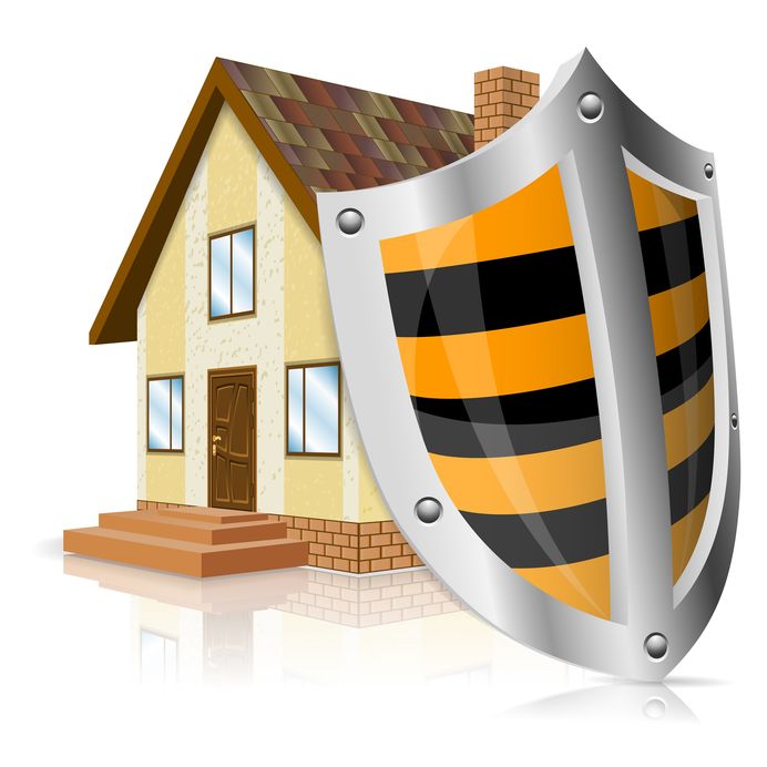 A front door lock and home insurance